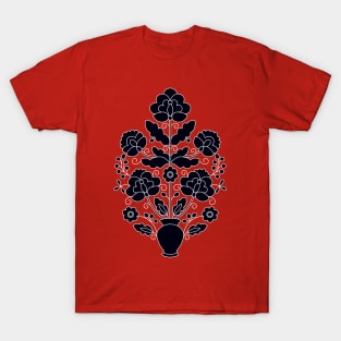 Ukrainian tree of life on red T-Shirt